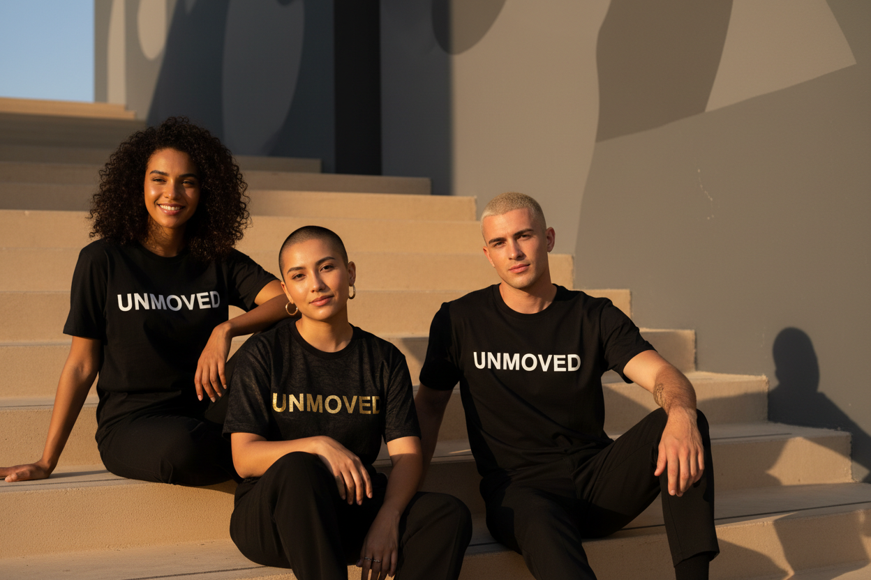 UNMOVED Text Visible - Sitting